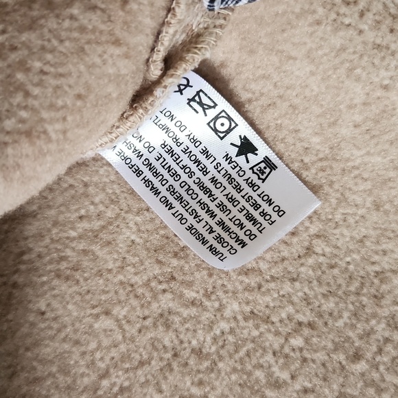 Orvis | Aztec Southwestern Tan Blue Quarter Zip Fleece Sweater Women's M - Picture 6 of 7